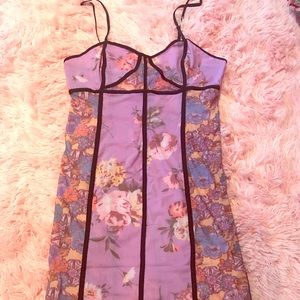 Out from under sheer slip dress